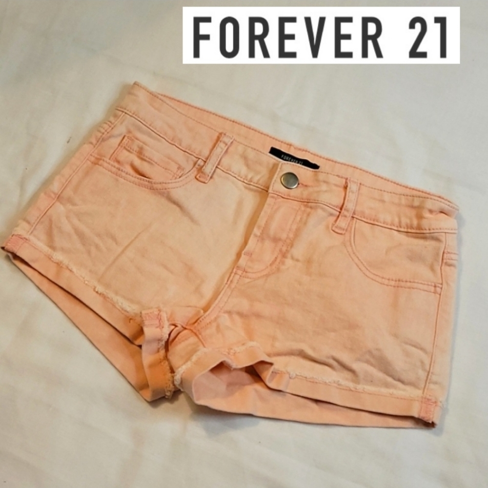 NWOT Forever 21 Acid Washed Denim Shorts